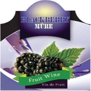 Blackberry Wine Label 30 per Pack ( 4 in x 6 in / 10 cm x 15 cm)