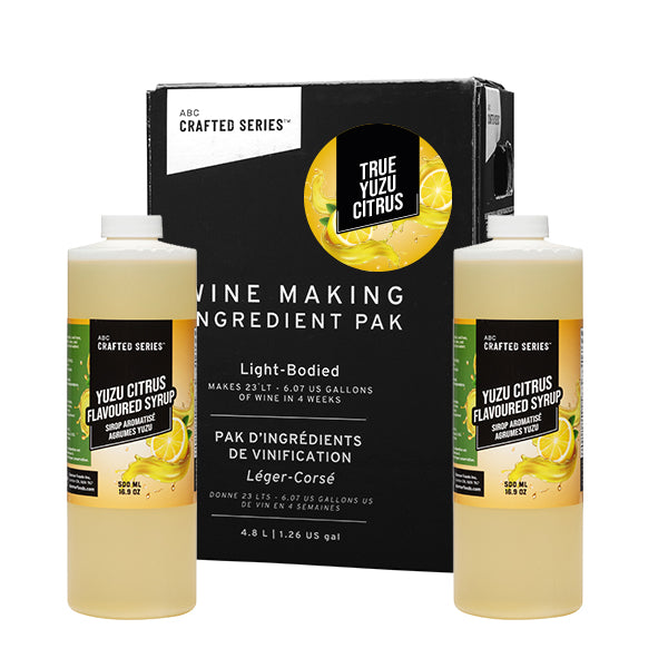 True Yuzu Citrus White Fruit Winemaking Kit (6.3 L / 1.66 gal)