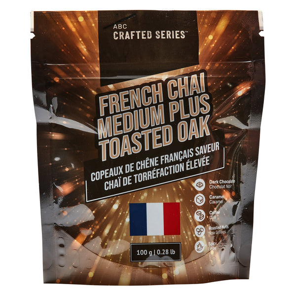 French Chai Medium Plus Toasted Oak Chips (100g / 3.5 oz)