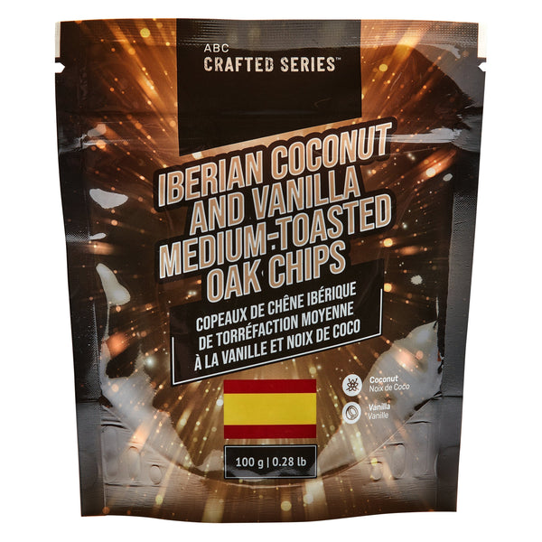 Iberian Coconut and Vanilla Medium Toasted Oak Chips (100g / 3.5 oz)