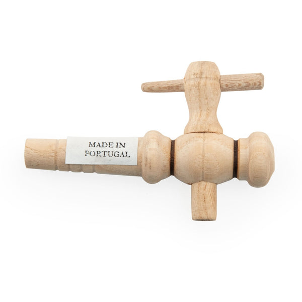 Spigot with Wooden Key for Barrel (8 cm / 3.15 in)