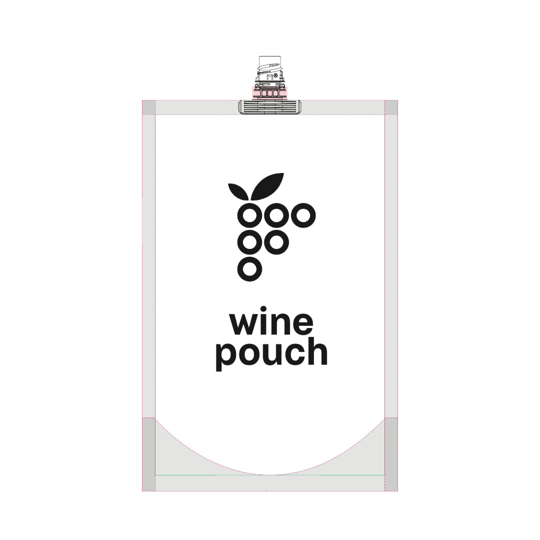 Spouted Stand-Up Barrier Wine Pouch (750 ml | 25 oz)