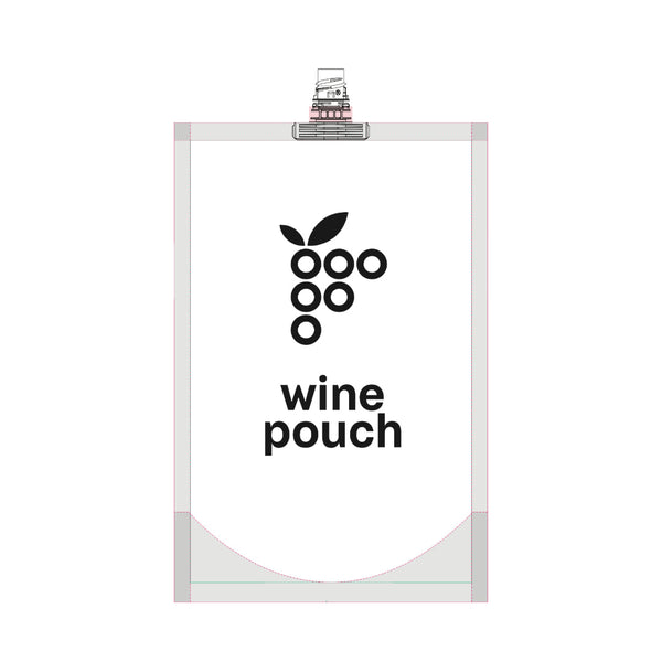 Spouted Stand-Up Barrier Wine Pouch (750 ml | 25 oz)