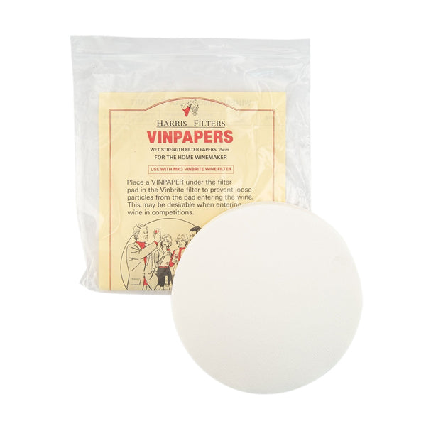 Vin Papers Filter Pads Pack of 480 (15 cm / 5.9 in)