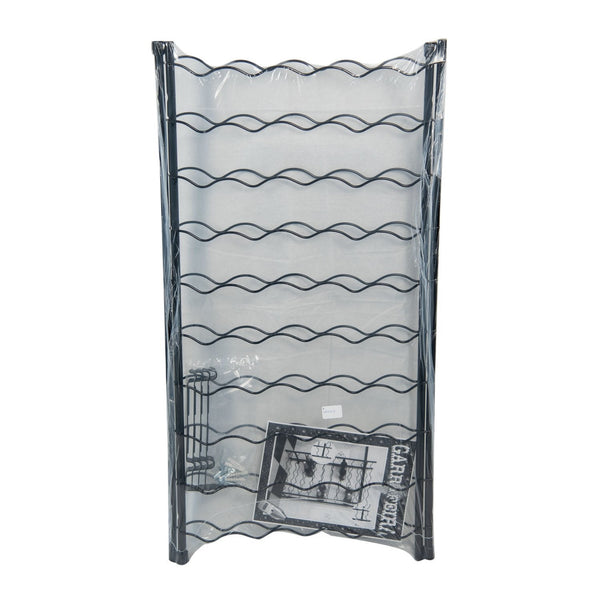 50-Bottle Wine Rack Durable Plastic Coated Steel