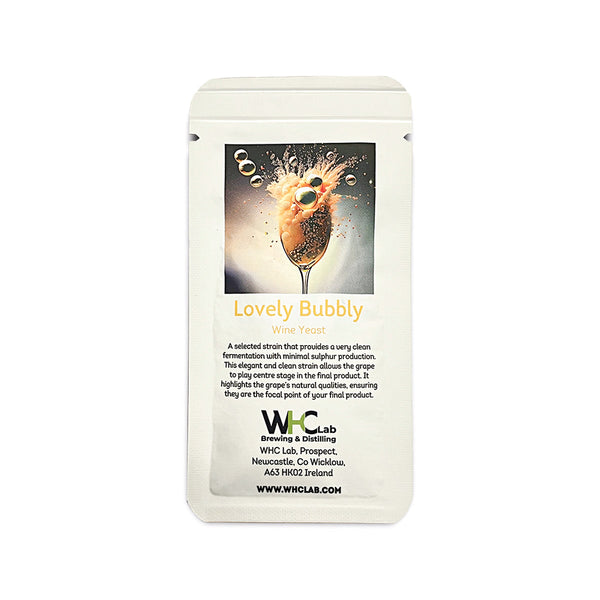 WHC Dried Yeast, Lovely Bubbly Wine/Sparkling Yeast (11 g / 0.336 oz)