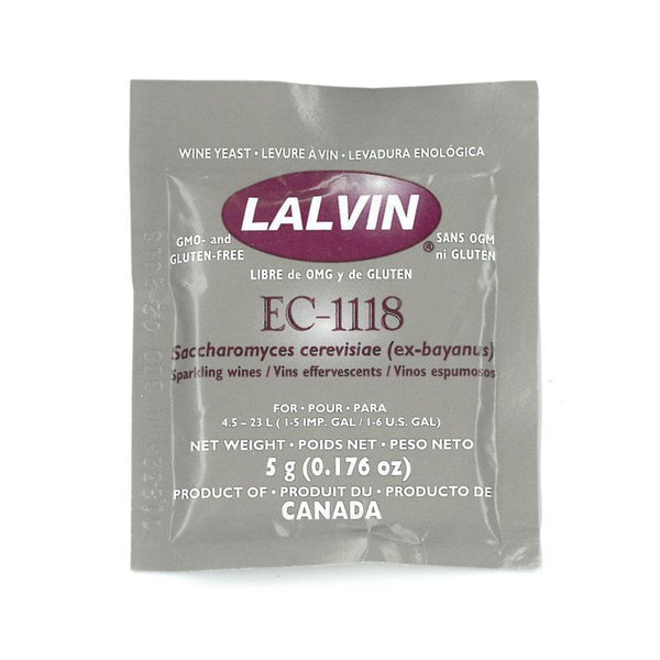 Wine Yeast Lalvin 1118 (5 g / 0.176 oz)