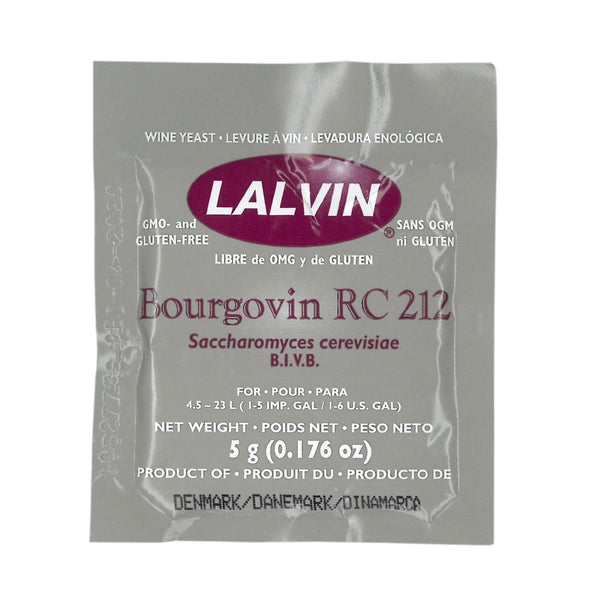 Wine Yeast Lalvin RC-212 (5 g / 0.176 oz)