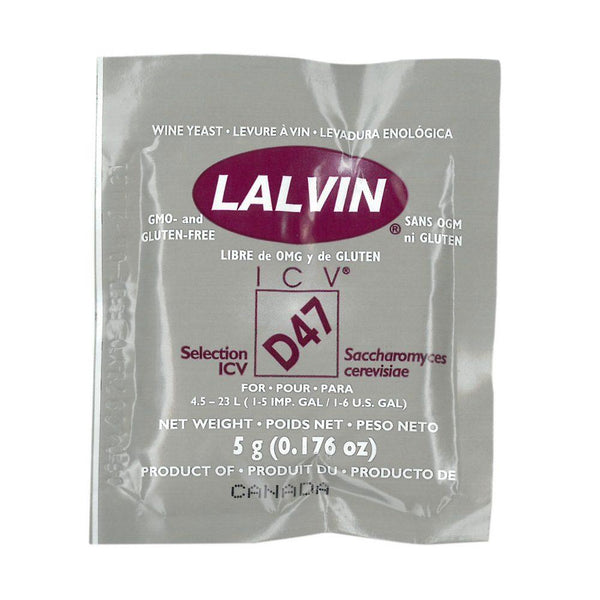 Wine Yeast Lalvin ICVD-47 (5 g / 0.176 oz)