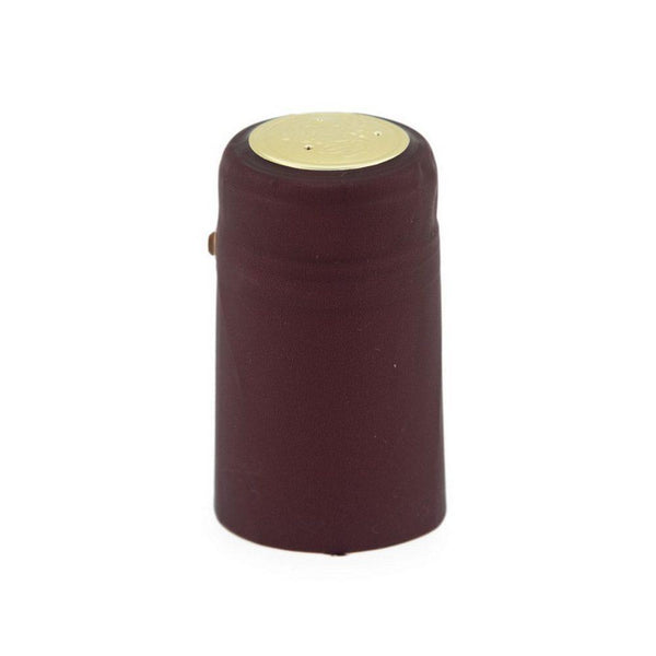 Burgundy Shrink Caps