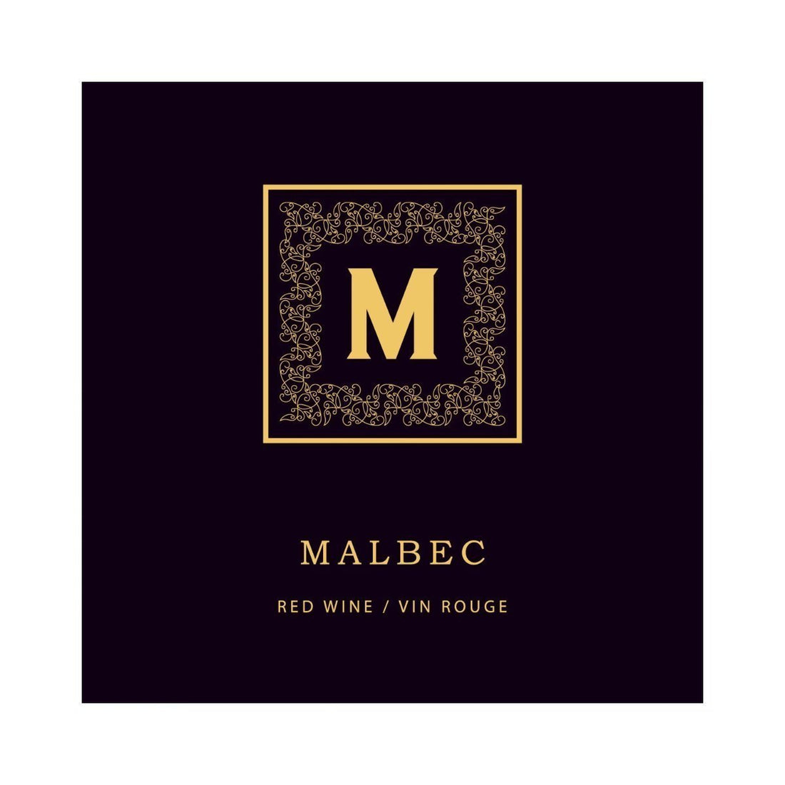 Malbec Wine Labels | 30 per Pack