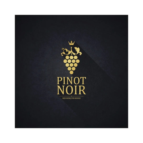 Pinot Noir Golden Grape Pack of 30 Wine Labels (3.78 in x 3.78 in / 9.6 cm x 9.6 cm)