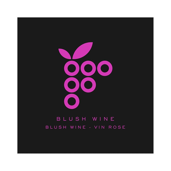 Blush Wine Labels | 30 per Pack