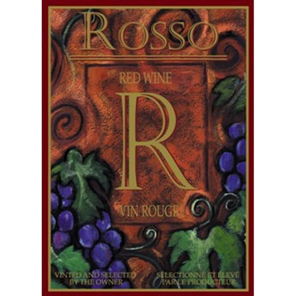 Rosso R Wine Label 30 per Pack ( 4 in x 6 in / 10 cm x 15 cm)