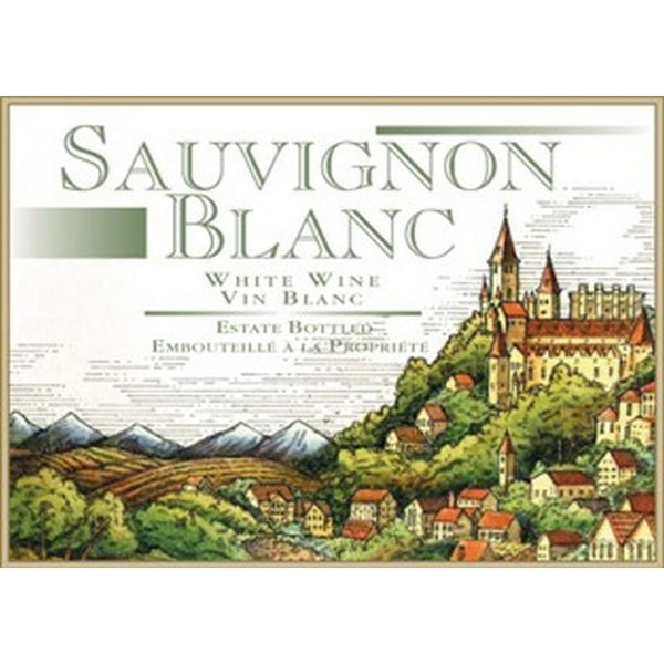 Sauvignon Blanc Castle Wine Label 30 per Pack ( 4 in x 6 in / 10 cm x 15 cm)