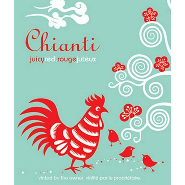 Chianti Vibrant Rooster Wine Label 30 per Pack ( 4 in x 6 in / 10 cm x 15 cm)