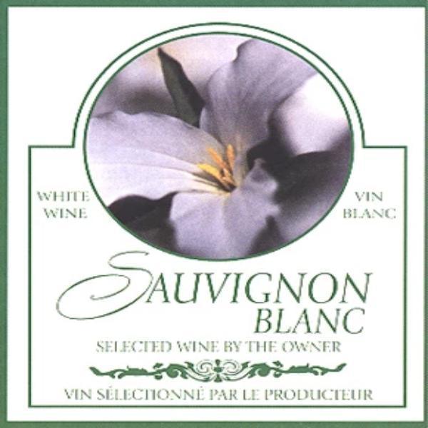 Sauvignon Blanc Flower Wine Label 30 per Pack ( 4 in x 6 in / 10 cm x 15 cm)