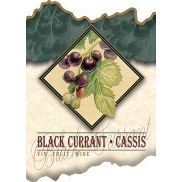 Black Currant Wine Label 30 per Pack ( 4 in x 6 in / 10 cm x 15 cm)