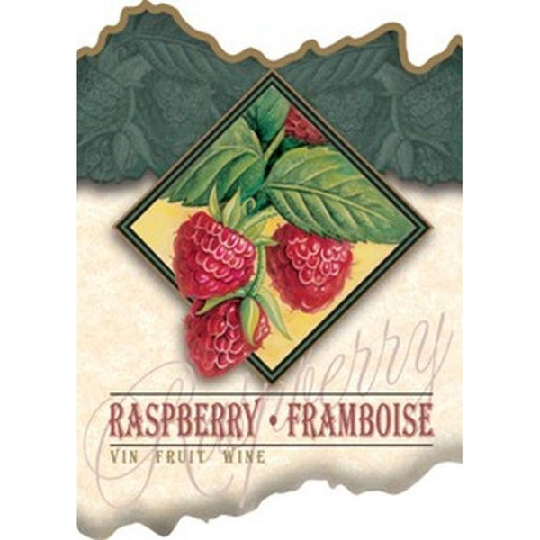 Raspberry Wine Label 30 per Pack ( 4 in x 6 in / 10 cm x 15 cm)