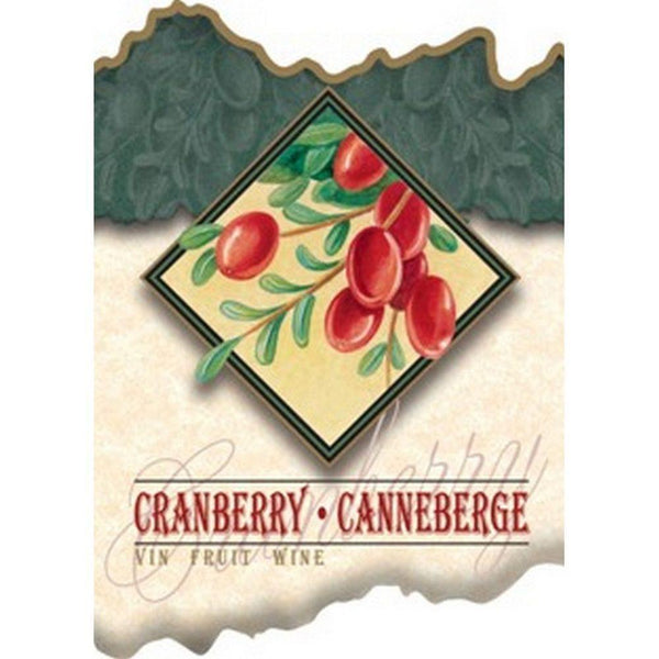 Cranberry Wine Label 30 per Pack ( 4 in x 6 in / 10 cm x 15 cm)