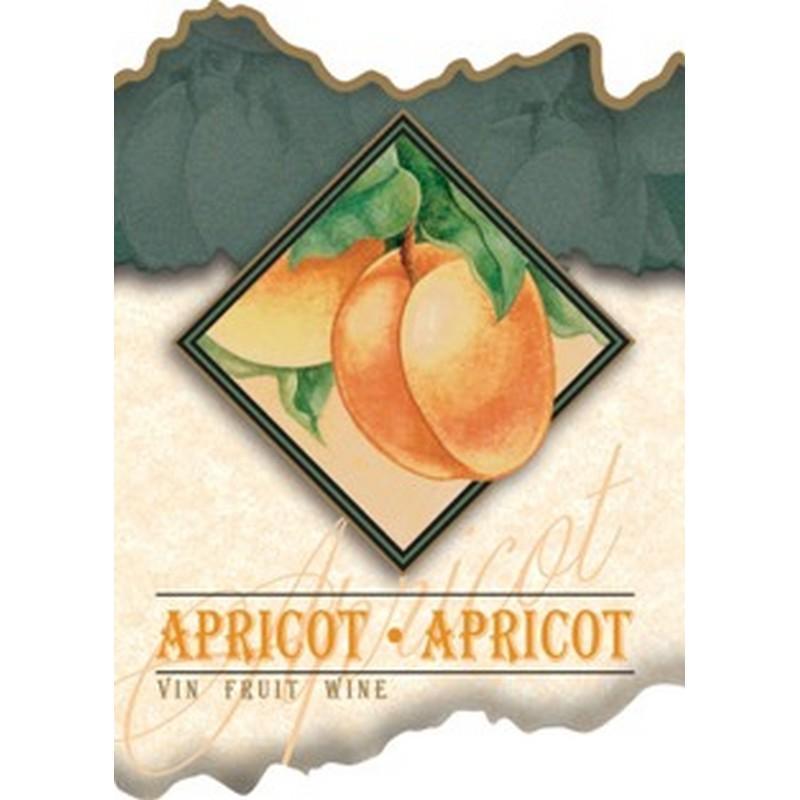 Apricot Wine Label 30 per Pack ( 4 in x 6 in / 10 cm x 15 cm)
