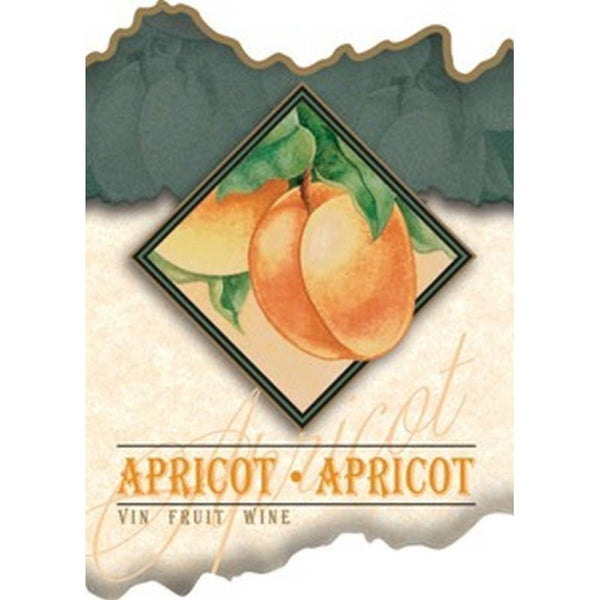 Apricot Wine Label 30 per Pack ( 4 in x 6 in / 10 cm x 15 cm)