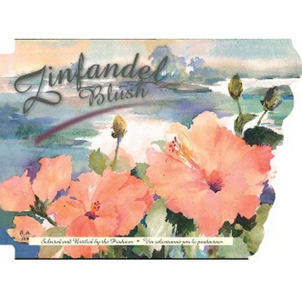 Zinfandel Blush Flowers Wine Label 30 per Pack ( 4 in x 6 in / 10 cm x 15 cm)