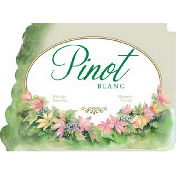 Pinot Blanc Flower Wine Label 30 per Pack ( 4 in x 6 in / 10 cm x 15 cm)
