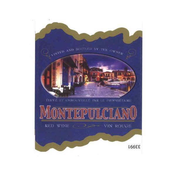 Montepulciano Wine Label 30 per Pack ( 4 in x 6 in / 10 cm x 15 cm)