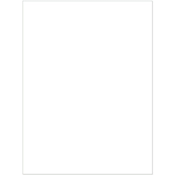 Customizable Blank White Labels 6 per Sheet (8.5 in x 11 in / 28 cm x 21.5 cm)