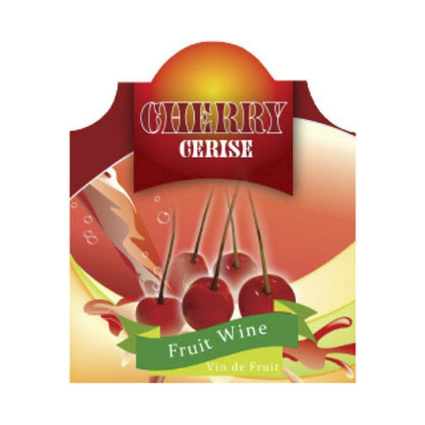Cherry Splash Wine Label 30 per Pack ( 4 in x 6 in / 10 cm x 15 cm)