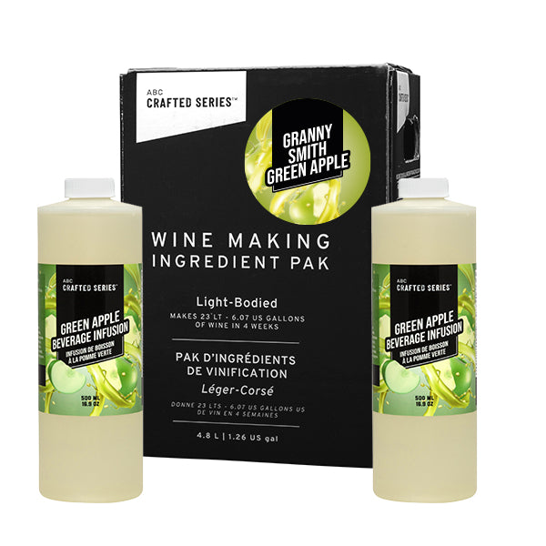 Granny Smith Green Apple White Fruit Winemaking Kit (6.3 L / 1.66 gal)