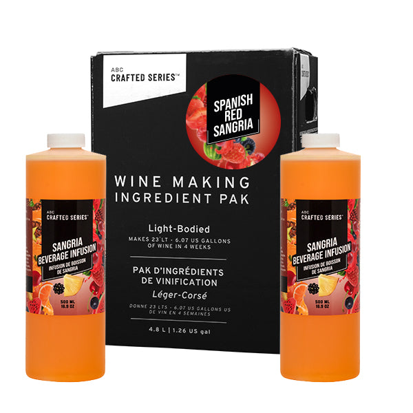 Spanish Red Sangria Red Fruit Winemaking Kit (6.3 L / 1.66 gal)