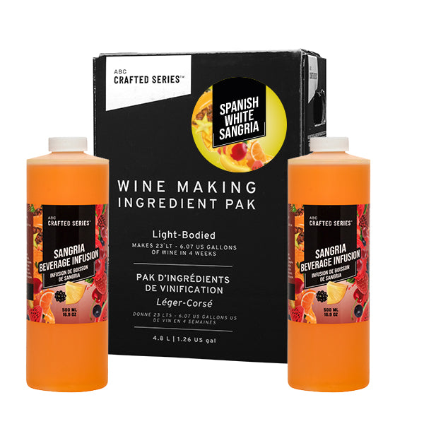 Spanish White Sangria White Fruit Winemaking Kit (6.3 L / 1.66 gal)