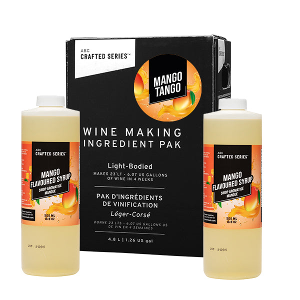 Mango Tango White Fruit Winemaking Kit (6.3 L / 1.66 gal)