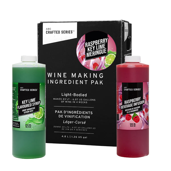 Raspberry Key Lime Meringue Red Fruit Winemaking Kit (6.3 L / 1.66 gal)