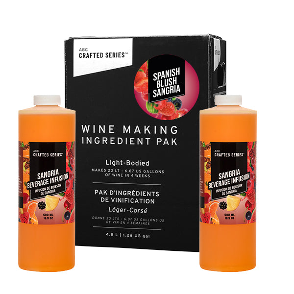 Spanish Sangria Blush Fruit Winemaking Kit (6.3 L / 1.66 gal)